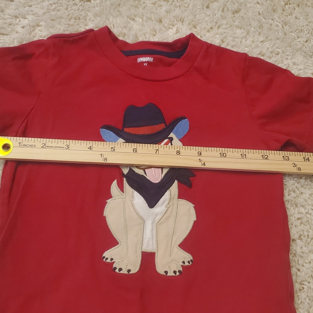 5 For‎ $25 Gymboree Red Patriotic Dog Kids T-Shirt Size 3T - Picture 5 of 7